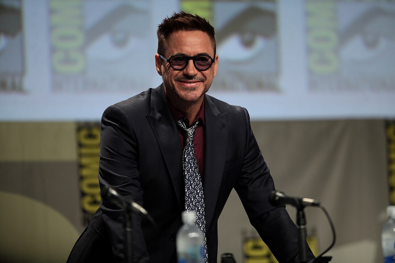 Robert Downey Jr. durante painel de Avengers: Age of Ultron na Comic-Con de San Diego, em 2014.